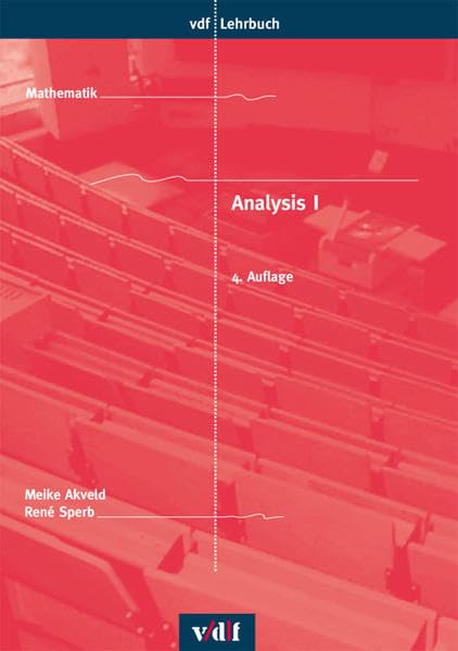 Product Image: Analysis I (vdf Lehrbuch)