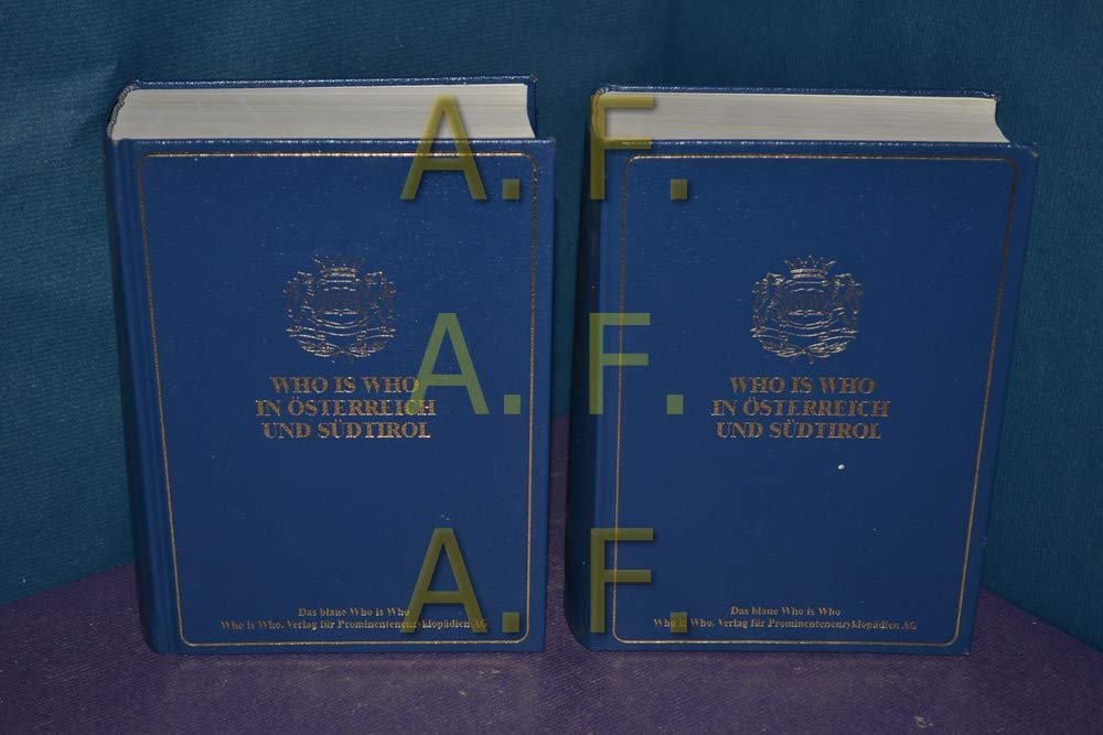 Who is Who in Österreich und Südtirol Books