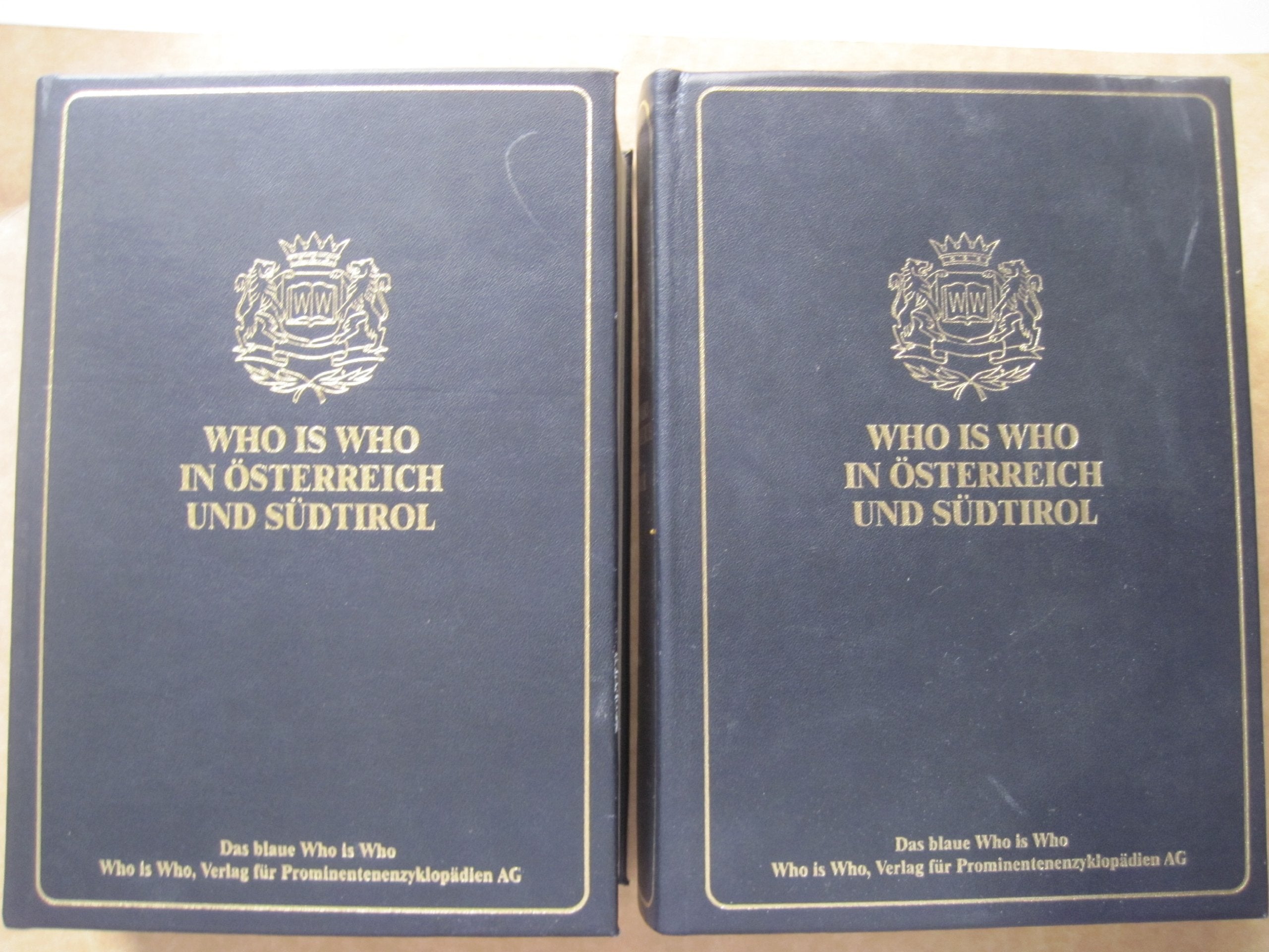 Who is Who in Österreich und Südtirol Books