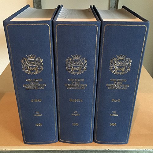 Who is Who in der Bundesrepublik Deutschland Books