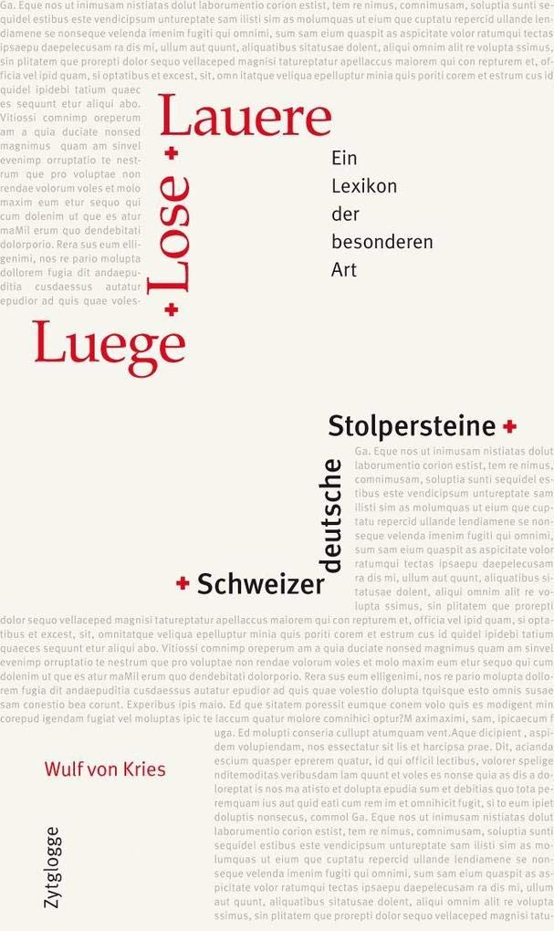 Luege, Lose, Lauere – Schweizerdeutsche Stolpersteine Social Sciences