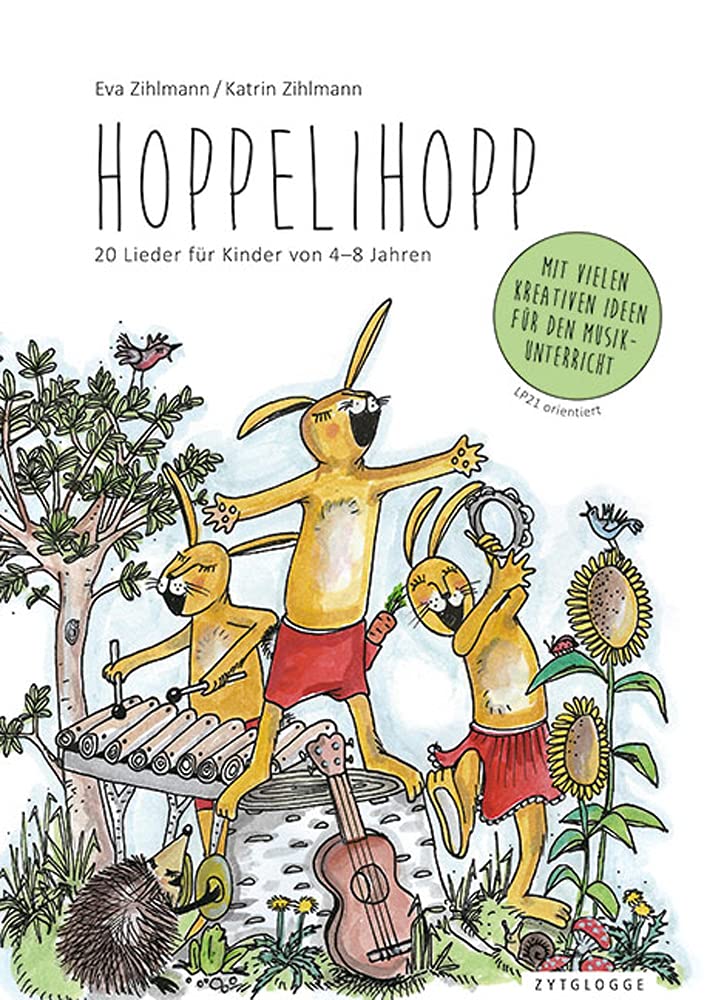 Hoppelihopp Werkbuch: 20 Lieder für Kinder von 4-8 Jahren Sheet Music