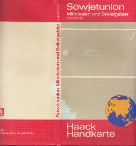 Sowjetunion. Mittelasien und Baikalgebiet: 1:6 Mill Books