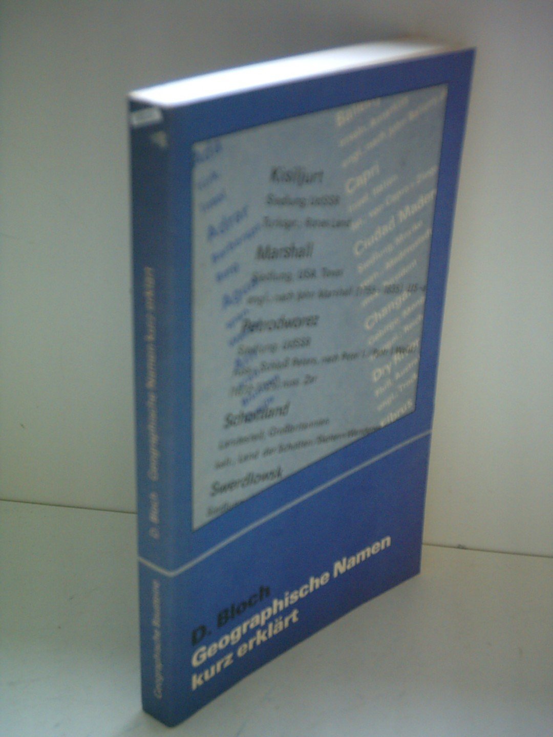 Geographische Namen - kurz erklärt Foreign Languages ​​& Dictionaries