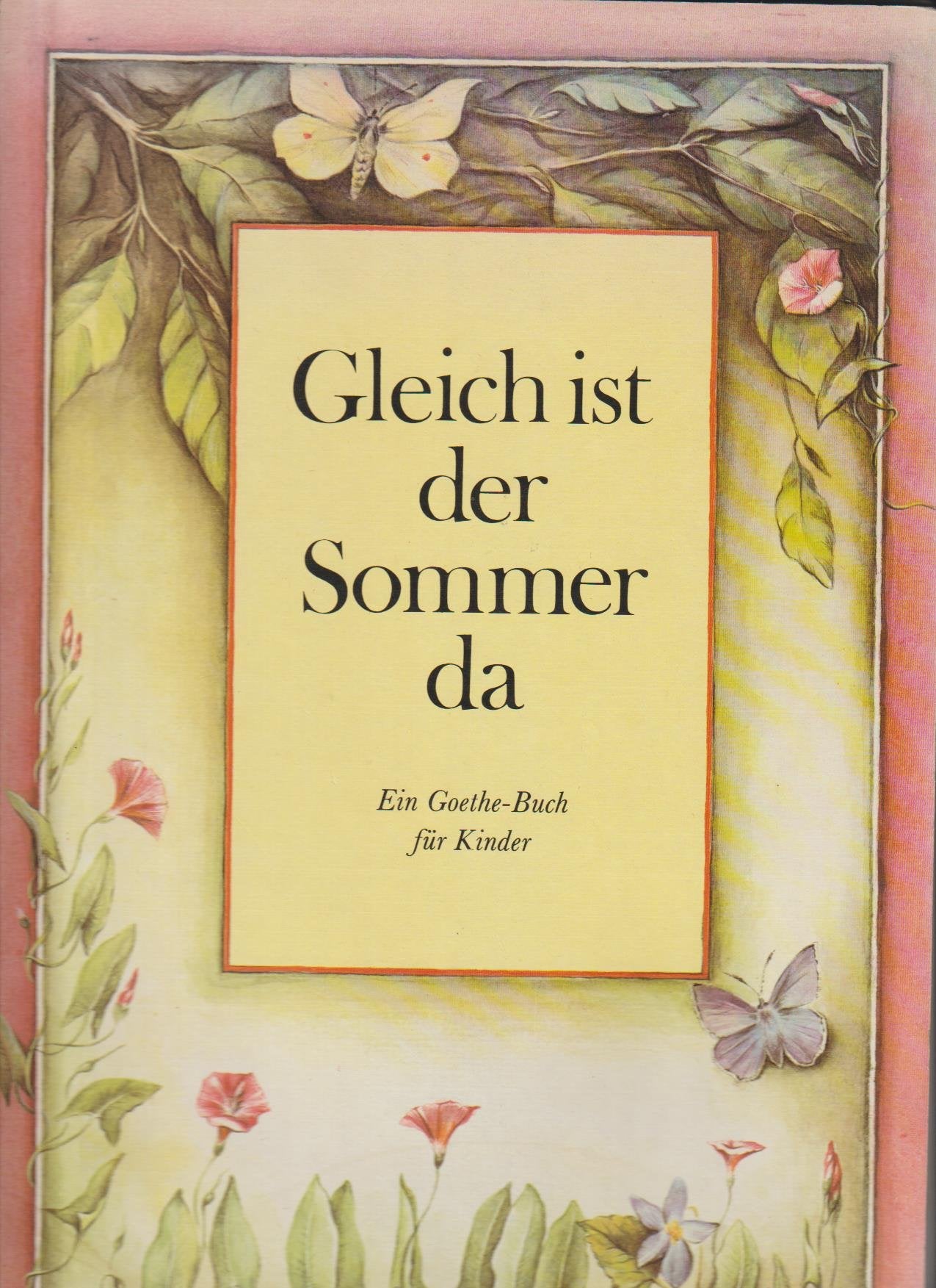 Gleich ist der Sommer da. Ein Goethebuch für Kinder Books
