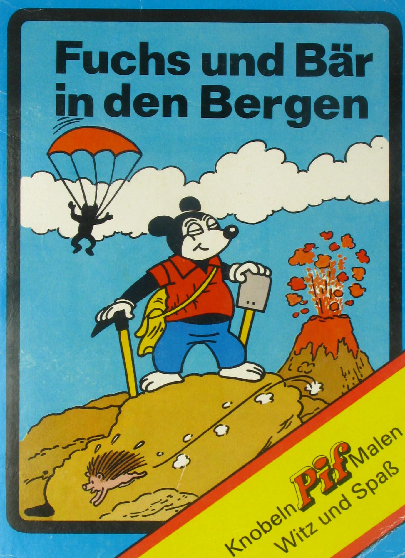 Fuchs und Bär in den Bergen. Knobeln Pif malen Witz und Spass Books