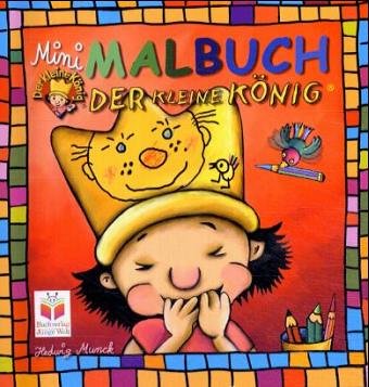 Der kleine König. Mini-Malbuch. Rote Ausgabe. book