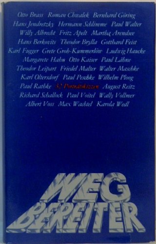 Wegbereiter. 32 Porträtskizzen Books