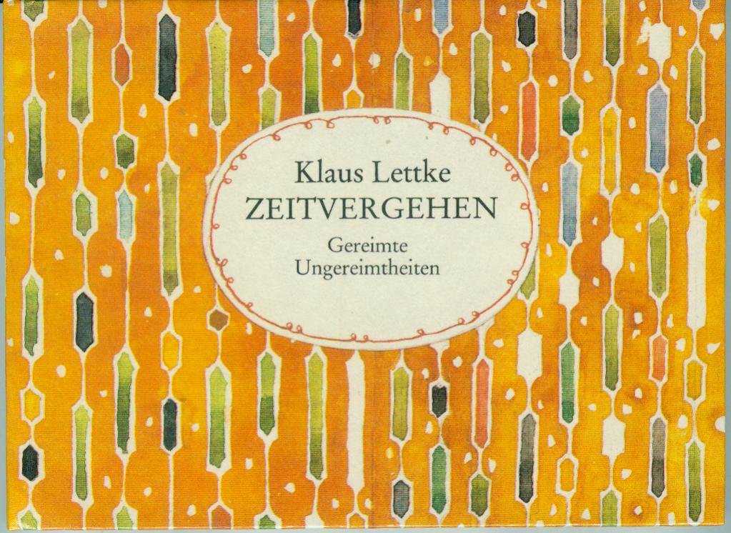 Zeitvergehen. Gereimte Ungereimtheiten Books