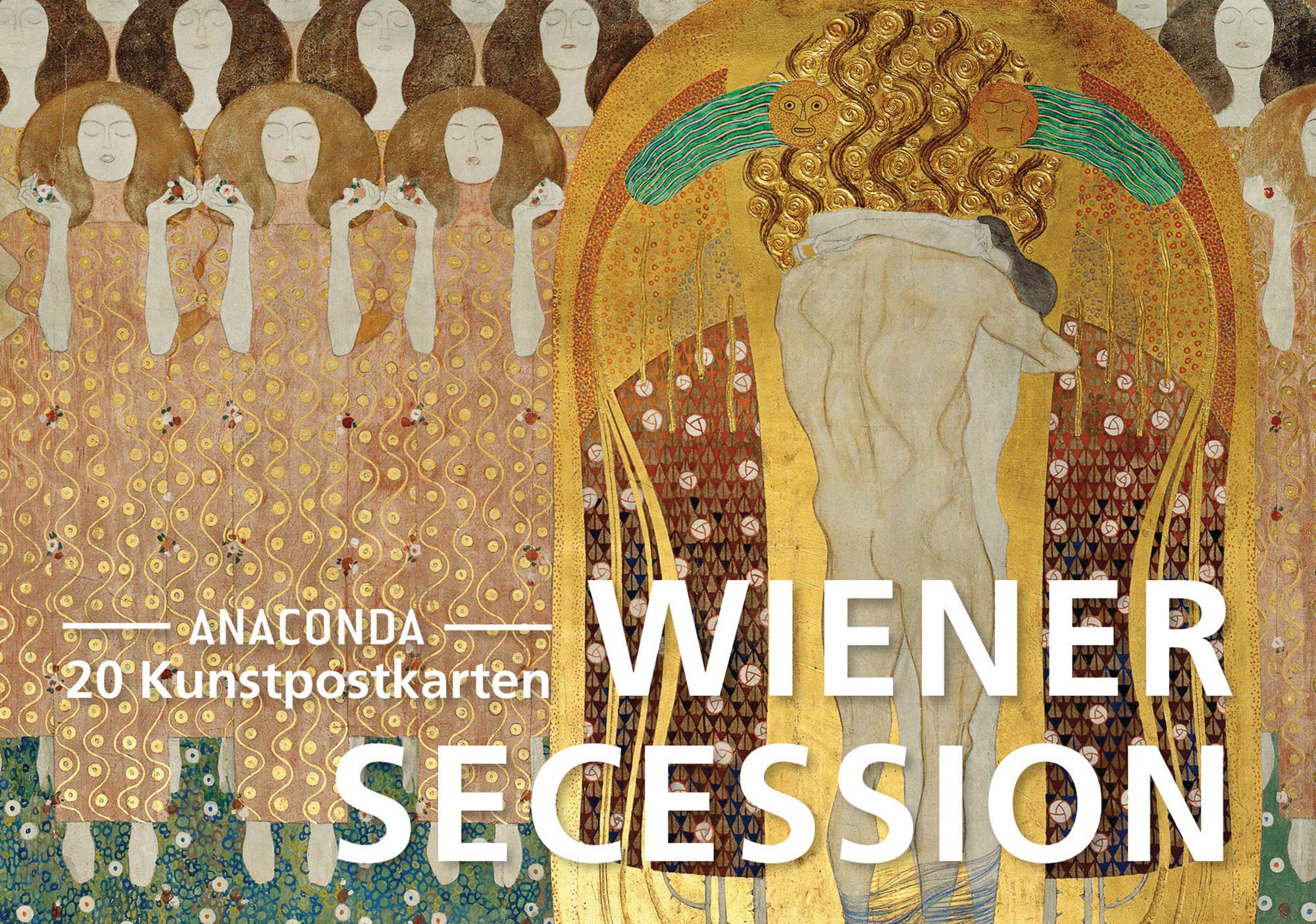 Postkarten-Set Wiener Secession: 20 Kunstpostkarten aus hochwertigem Karton. ca. € 0,25 pro Karte (Anaconda Postkarten, Band 13) Film, Art & Culture