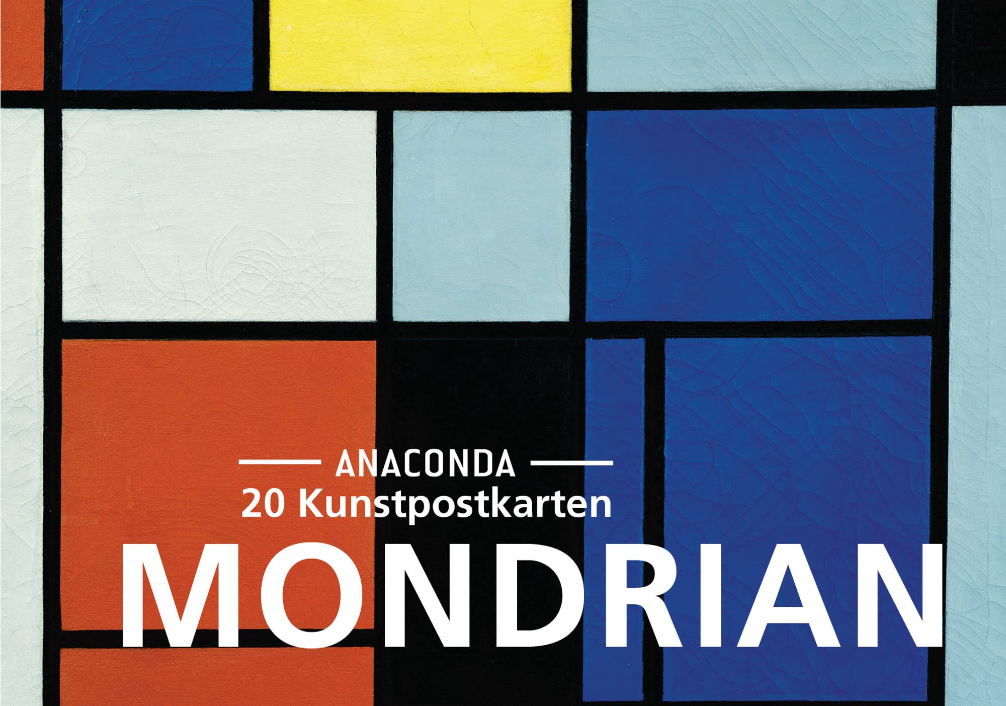 Postkarten-Set Piet Mondrian: 20 Kunstpostkarten aus hochwertigem Karton. ca. € 0,25 pro Karte (Anaconda Postkarten, Band 23) Film, Art & Culture