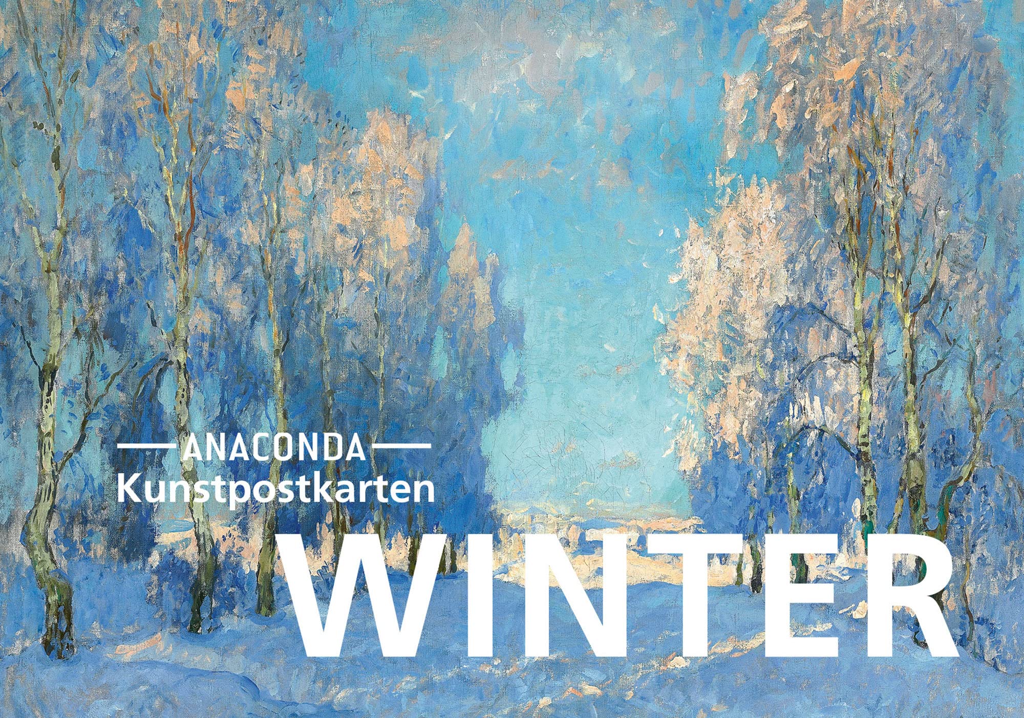 Postkarten-Set Winter: 18 Kunstpostkarten aus hochwertigem Karton. ca. 0,28€ pro Karte (Anaconda Postkarten, Band 29) Film, Art & Culture
