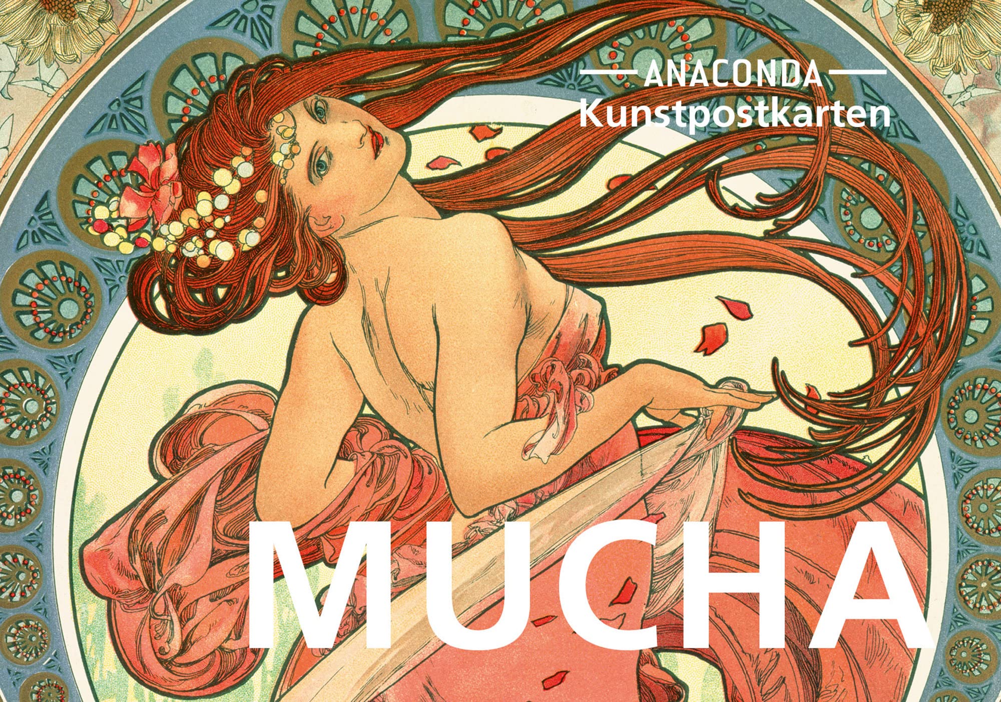 Postkarten-Set Alfons Mucha: 18 Kunstpostkarten aus hochwertigem Karton. ca. 0,28€ pro Karte (Anaconda Postkarten, Band 31) Film, Art & Culture