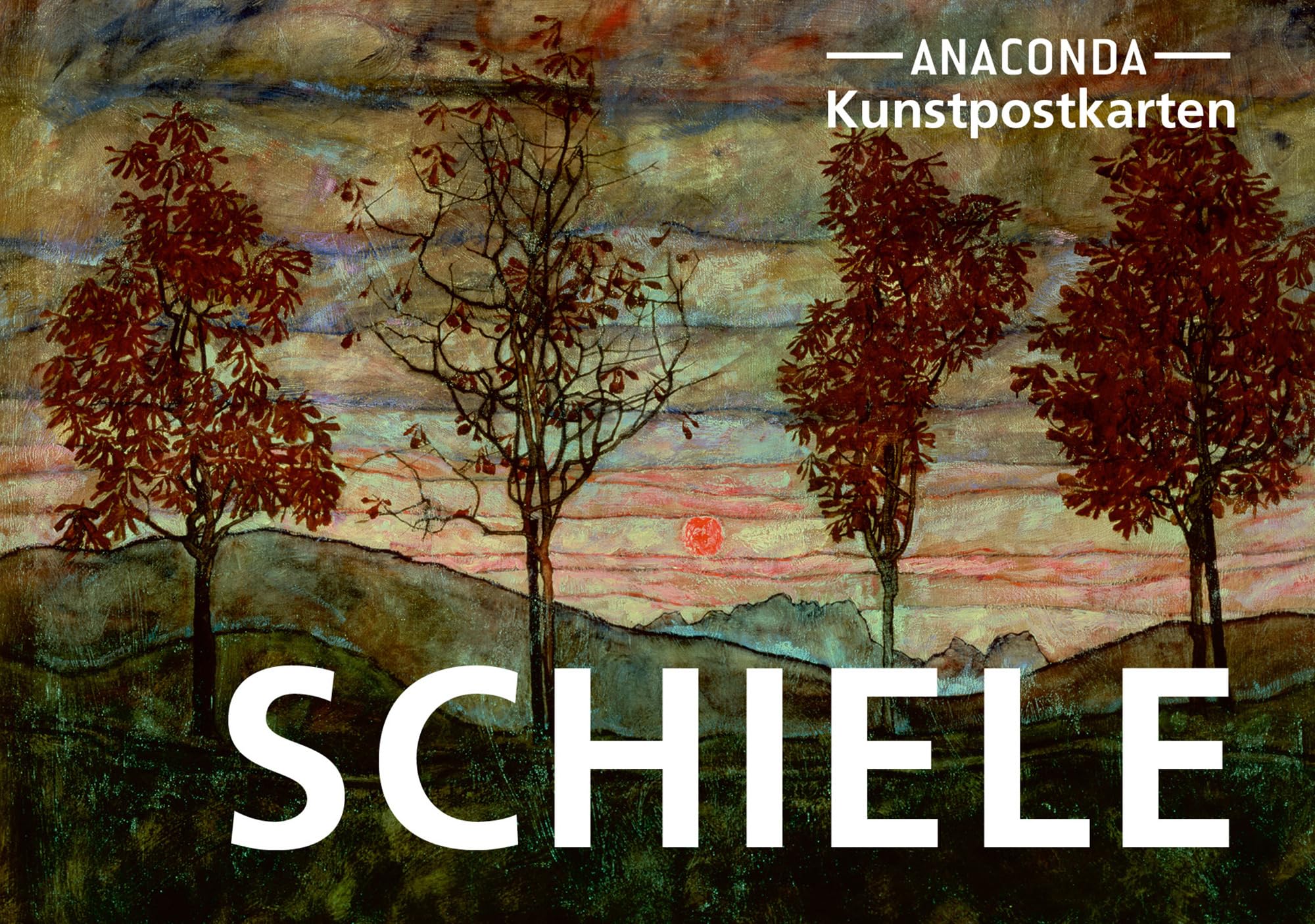 Postkarten-Set Egon Schiele: 18 Kunstpostkarten aus hochwertigem Karton. ca. 0,28€ pro Karte (Anaconda Postkarten, Band 51) Film, Art & Culture