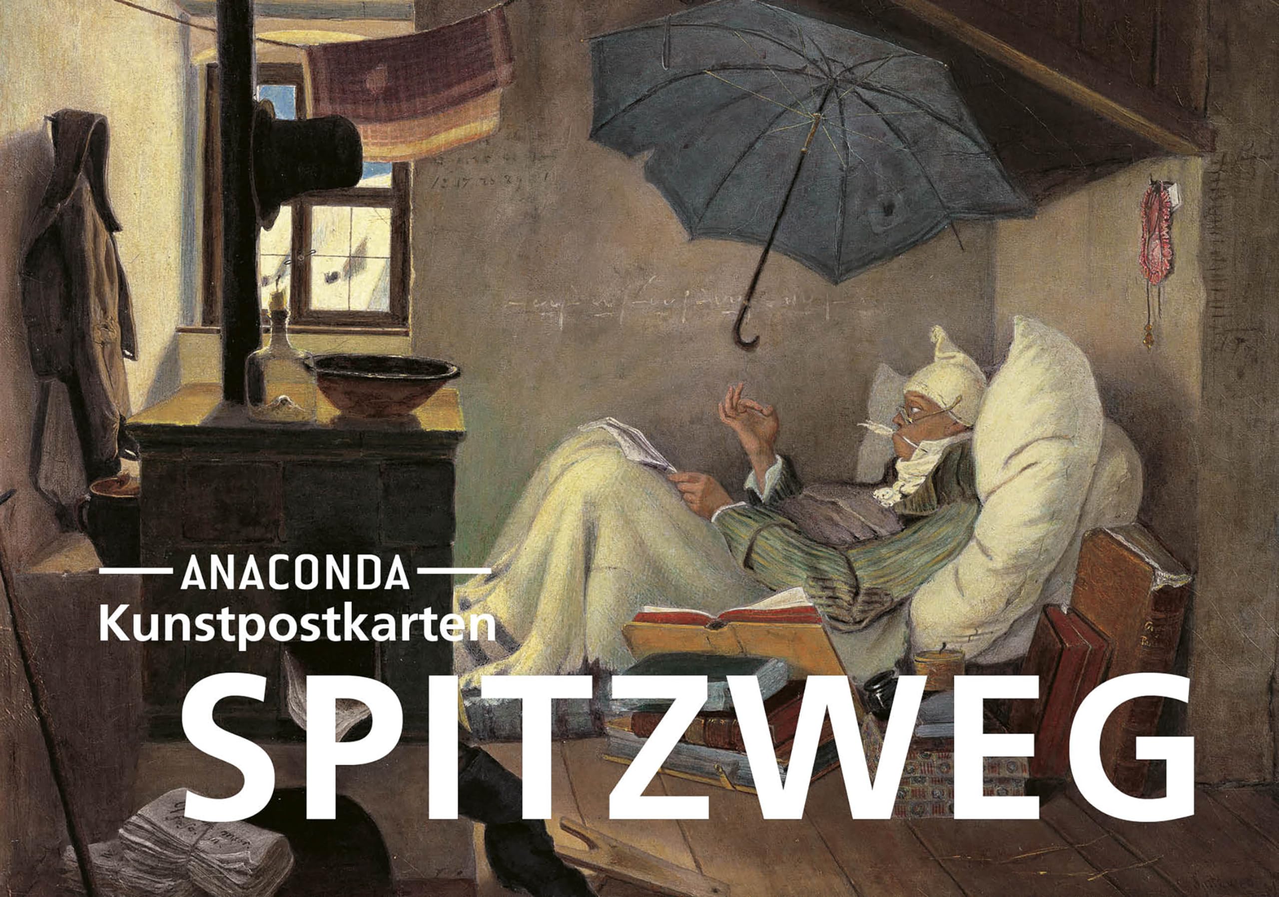 Postkarten-Set Carl Spitzweg: 18 Kunstpostkarten aus hochwertigem Karton. ca. 0,28€ pro Karte (Anaconda Postkarten, Band 76) Film, Art & Culture