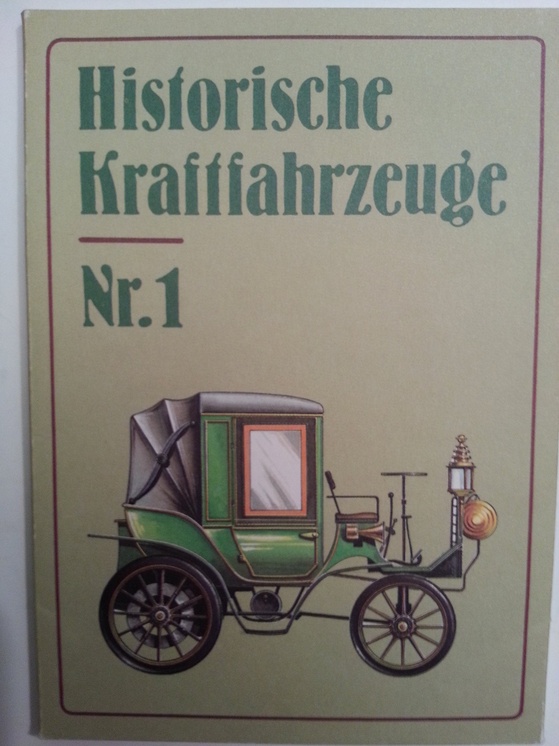 Historische Kraftfahrzeuge Nr. 1 - Sammelbildmappe 323 mit 12 Karten. Books