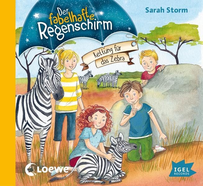 Der fabelhafte Regenschirm 2. Rettung für das Zebra: CD Standard Audio Format, Lesung Non-fiction