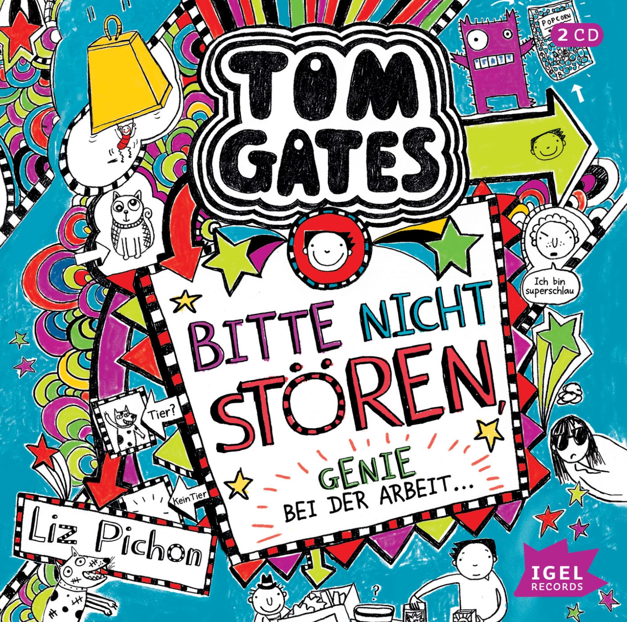 Tom Gates 8. Bitte nicht stören, Genie bei der Arbeit: CD Standard Audio Format, Lesung Manga