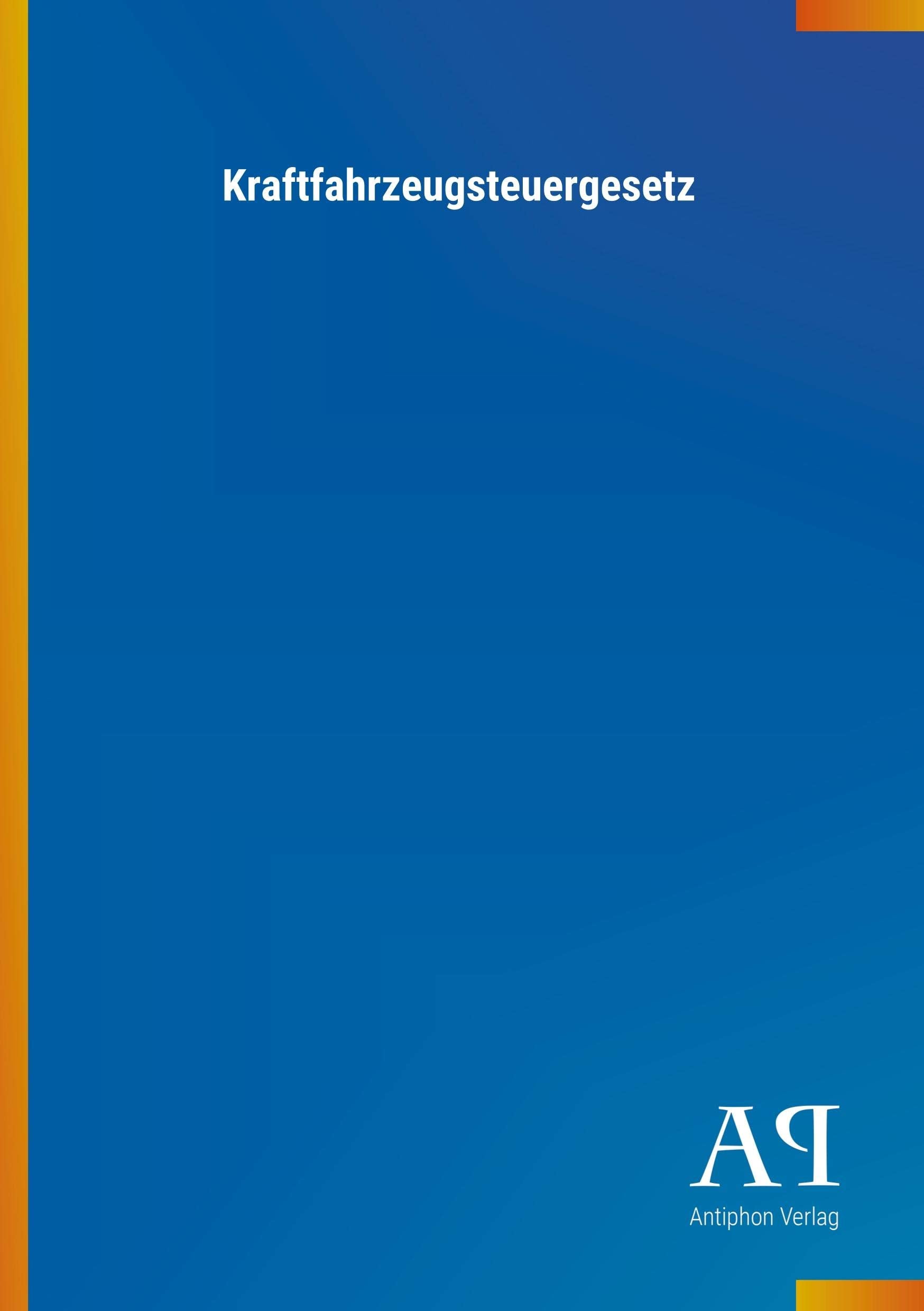 Product Image: Kraftfahrzeugsteuergesetz