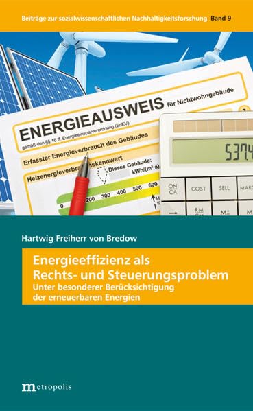 Energieeffizienz als Rechts- und Steuerungsproblem: Unter besonderer Berücksichtigung der erneuerbaren Energien (Beiträge zur sozialwissenschaftlichen ... 35: Beiträge zur Nachhaltigkeitsforschung) Law