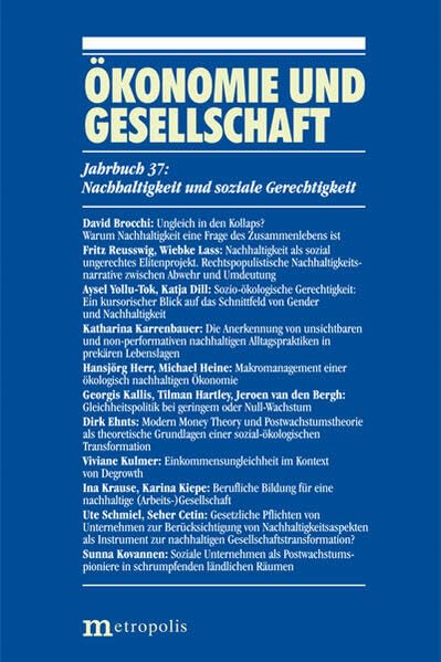 Ökonomie und Gesellschaft / Nachhaltigkeit und soziale Gerechtigkeit Law