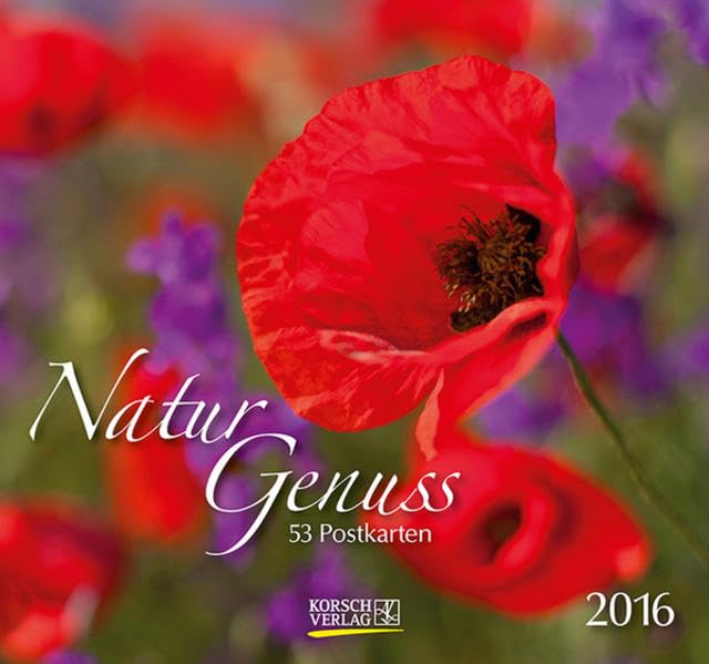 NaturGenuss 2016: aufstellbarer Wochen-Postkartenkalender Leisure, Home & Garden