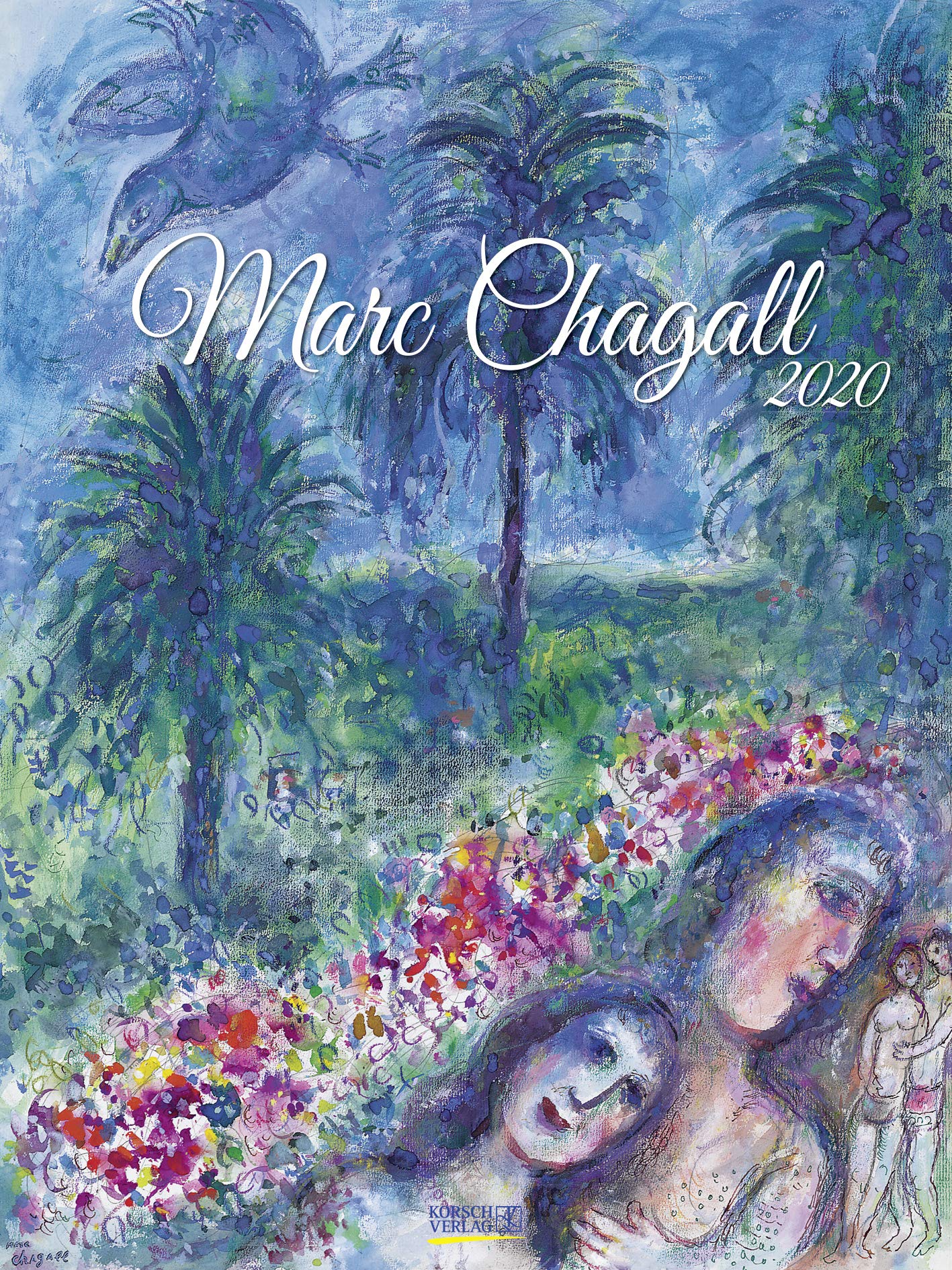 Marc Chagall 2020: Großer Kunstkalender. Edler Wandkalender mit Werken des Künstlers. Kunst Gallery Format: 48x64 cm Film, Art & Culture