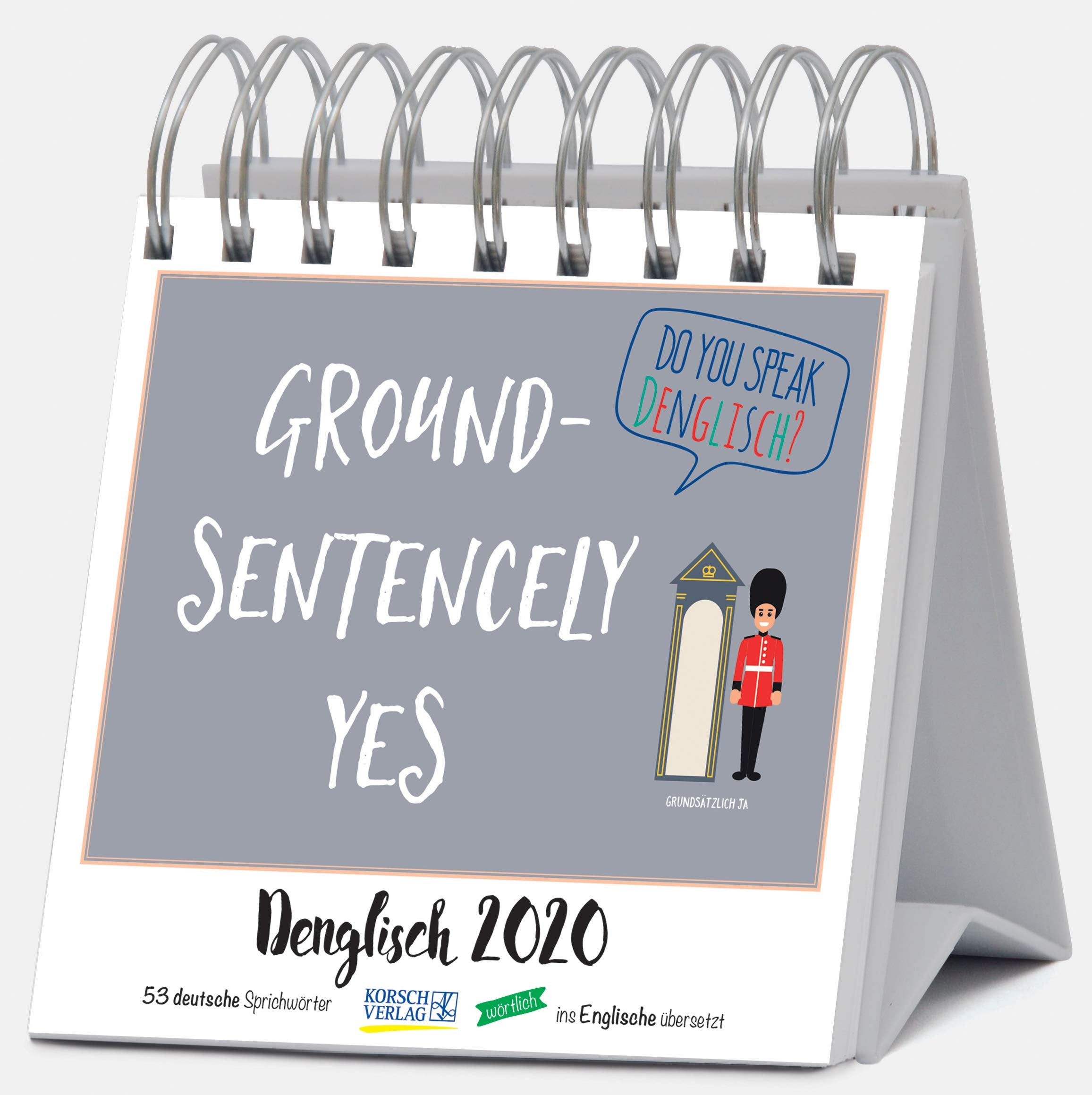 Denglisch 2020: Aufstellbarer Typo-Art Postkartenkalender. Jede Woche ein neuer Spruch. Hochwertiger Wochenkalender für den Schreibtisch Film, Art & Culture