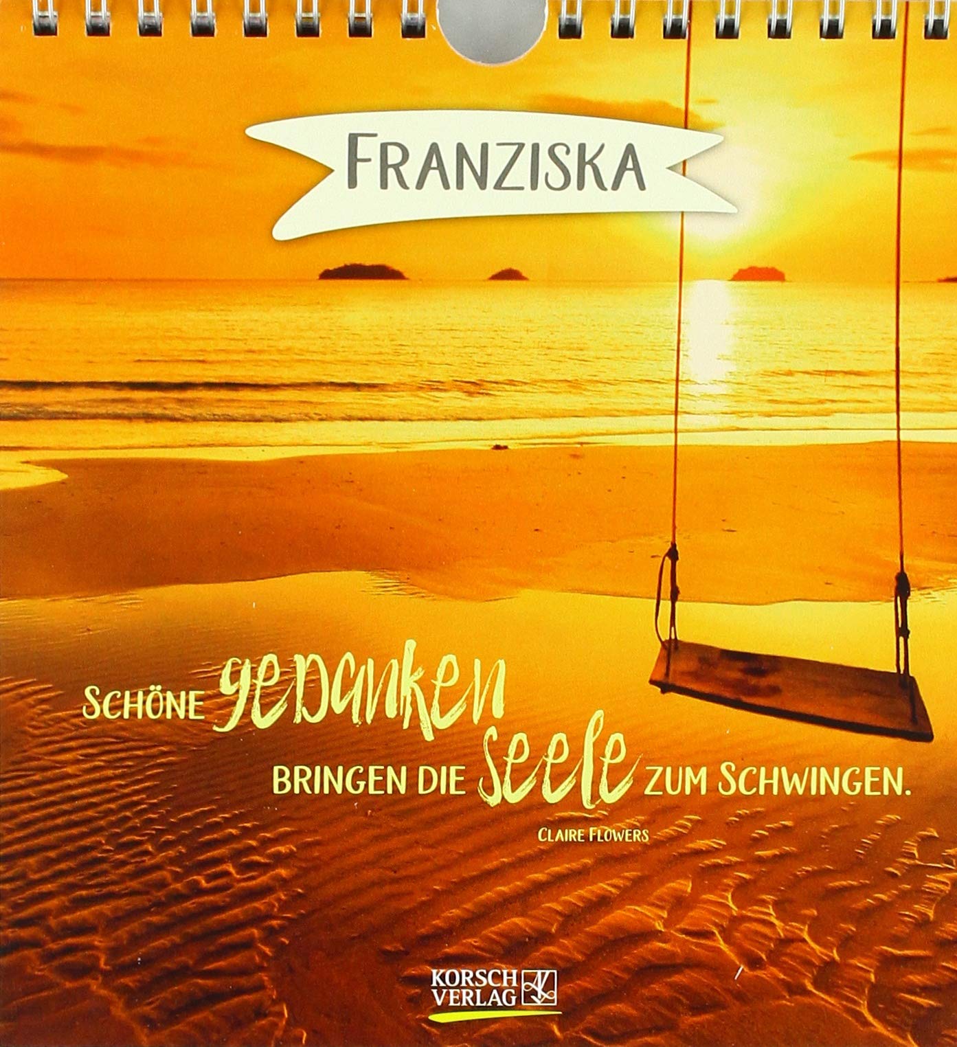 Namenskalender Franziska: Immerwährender Kalender Photography