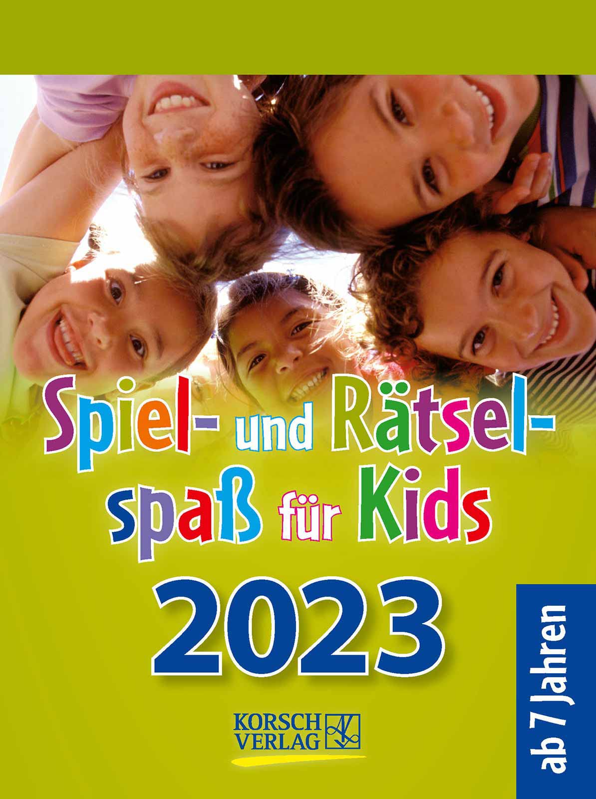 Spiel- und Rätselspaß für Kids 2023: Aufstellbarer Tages-Abreisskalender für Kinder mit Rätseln und Spielen I 12 x 16 cm Parents & Children