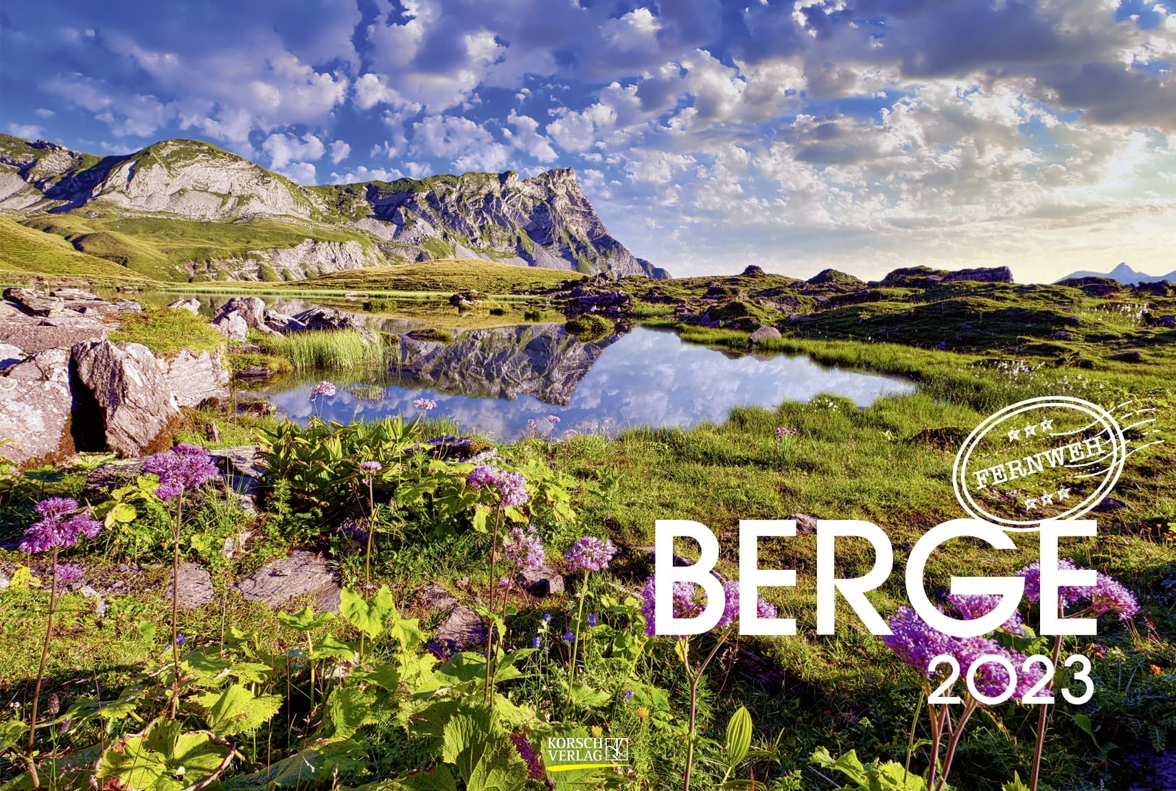 Berge 2023: Großer Foto-Wandkalender mit grandiosen Bergpanoramen. Ferweh Edition mit Jahres-Wandplaner. PhotoArt Panorama Querformat: 58x39 cm. book
