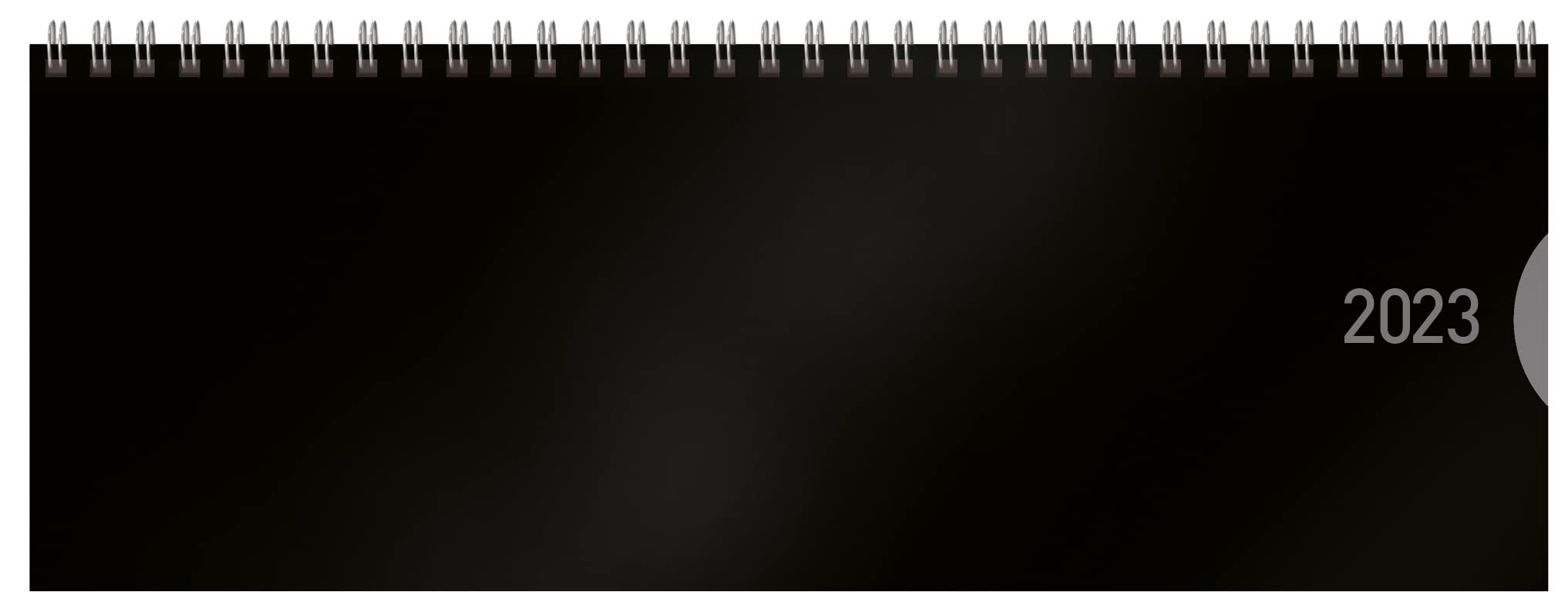 Tischquerkalender Classic Colourlux schwarz 2023: 1 Woche 1 Seite; Bürokalender mit nützlichen Zusatzinformationen; Format: 29,8 x 10,5 cm Books