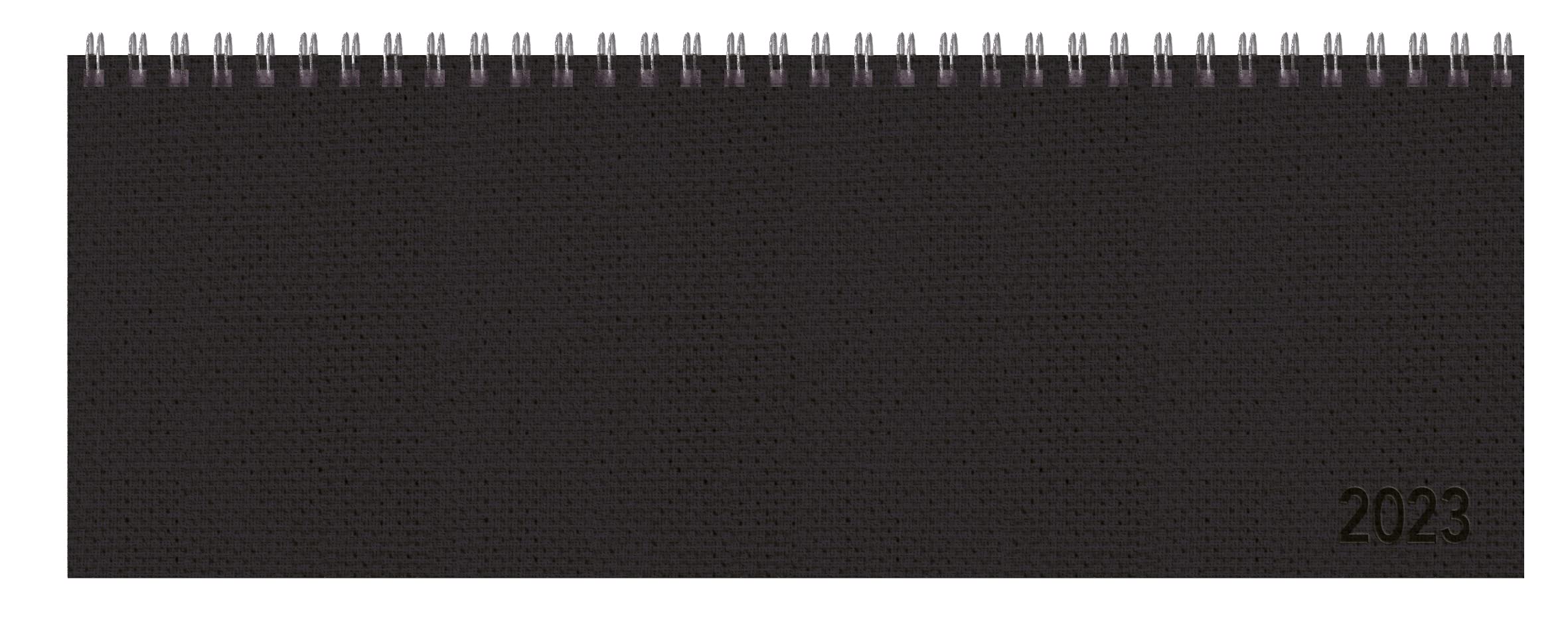 Tischquerkalender Professional Premium schwarz 2023: 1 Woche 2 Seiten; Bürokalender mit edlem Hardcover und nützlichen Zusatzinformationen im Format: 29,8 x 10,5 cm Books