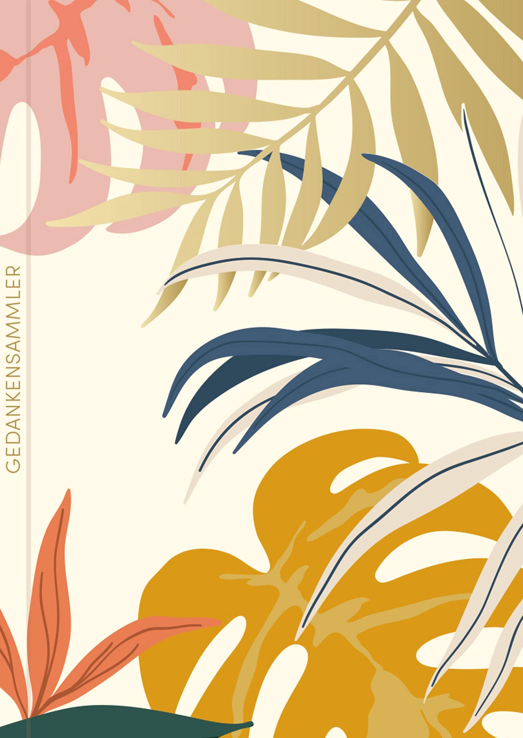 Notizbuch Jungle, vegan: Notizbuch, Bullet Journal mit Goldveredelung, 2 Lesebändchen, vegan, TO-DO`s, A5, dotted, 200 Seiten - SchreibLiebe Leisure, Home & Garden