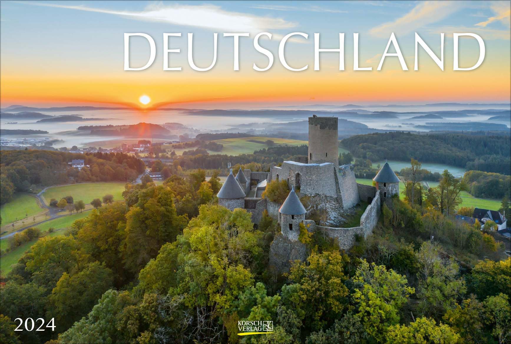 Deutschland 2024: Großer Foto-Wandkalender mit Bildern aus Deutschland. Travel Edition mit Jahres-Wandplaner. PhotoArt Panorama Querformat: 58x39 cm. book