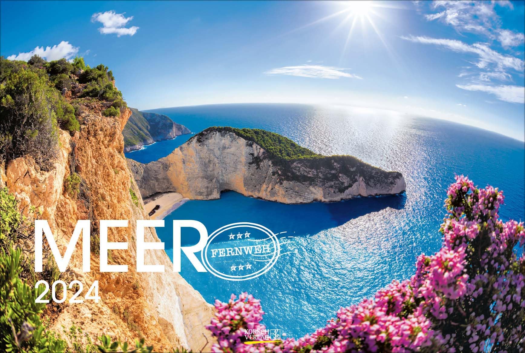 Meer 2024: Großer Foto-Wandkalender mit Bildern von Lieblingsorten am Meer. Ferweh Edition mit Jahres-Wandplaner. PhotoArt Panorama Querformat: 58x39 cm. Photography