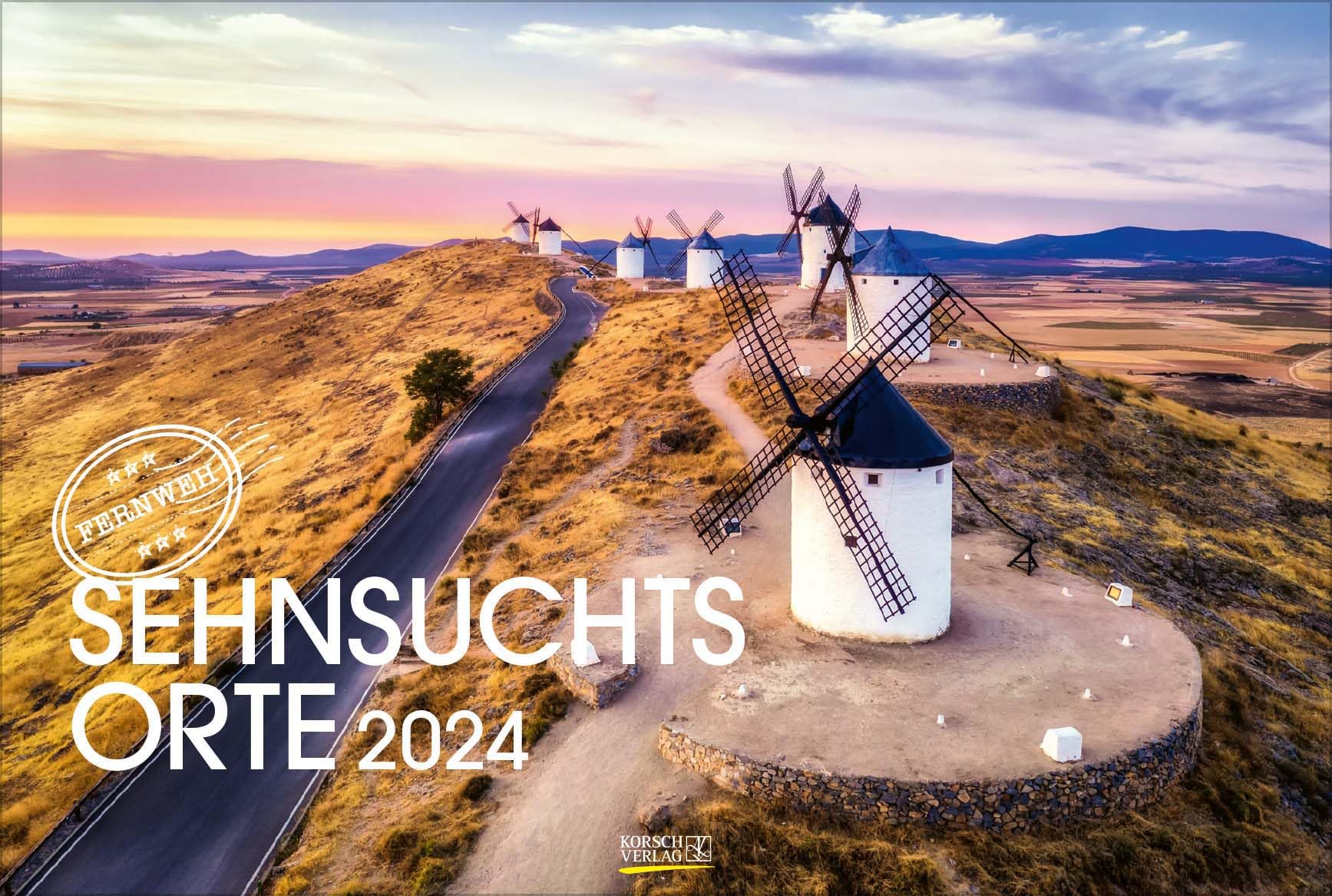 Sehnsuchtsorte 2024: Großer Foto-Wandkalender mit Bildern von den schönsten Naturparadiesen. Ferweh Edition mit Jahres-Wandplaner. PhotoArt Panorama Querformat: 58x39 cm. Photography