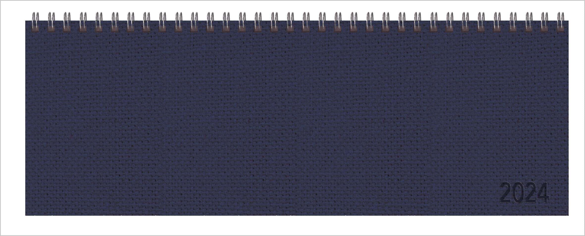 Tischkalender quer Professional Premium 2024 dunkelblau: 1 Woche 2 Seiten; Bürokalender mit edlem Hardcover; Tischquerkalender im Format: 29,8 x 10,5 cm Books