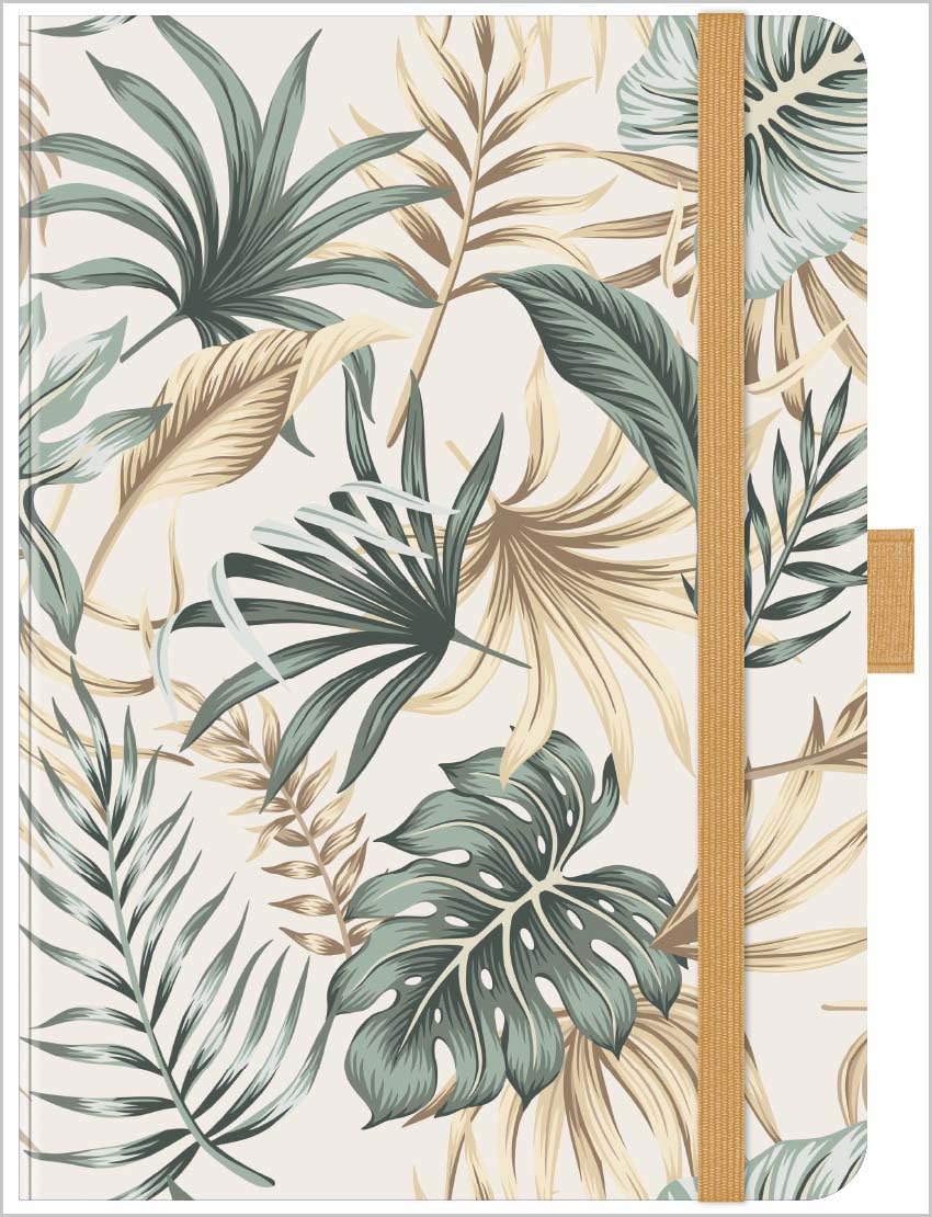 Premium Timer Big "Tropical" 2024: Hochwertiger Buchkalender. Terminplaner mit Wochenkalendarium, Gummiband und Stifthalter. 12 x 17 cm book