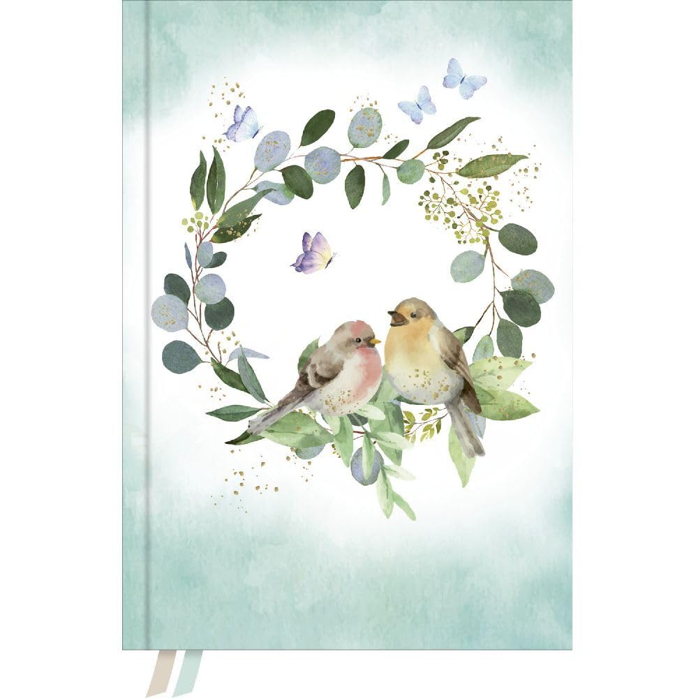 Notizbuch Wonderful: Notizbuch, Bullet Journal mit Folienveredelung, 2 Lesebändchen, vegan, TO-do`s A5, dotted, 200 Seiten - SchreibLiebe book