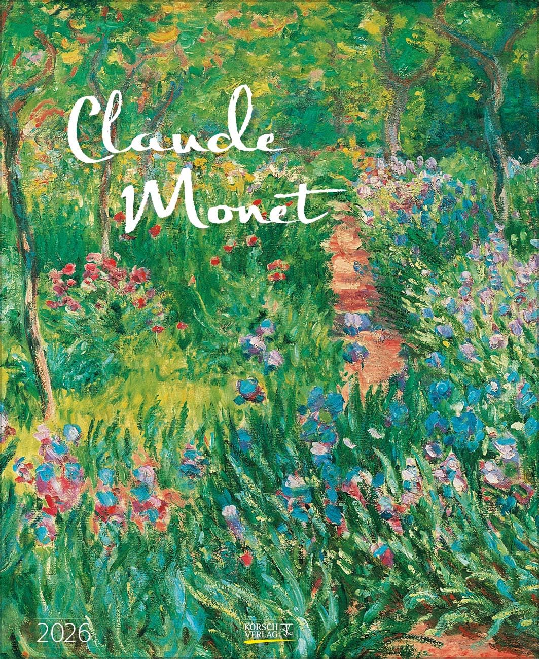 Claude Monet 2026: Kunstkalender mit Werken des Künstlers Claude Monet, Impressionismus. Wandkalender im Format: 36 x 44 cm. Film, Art & Culture