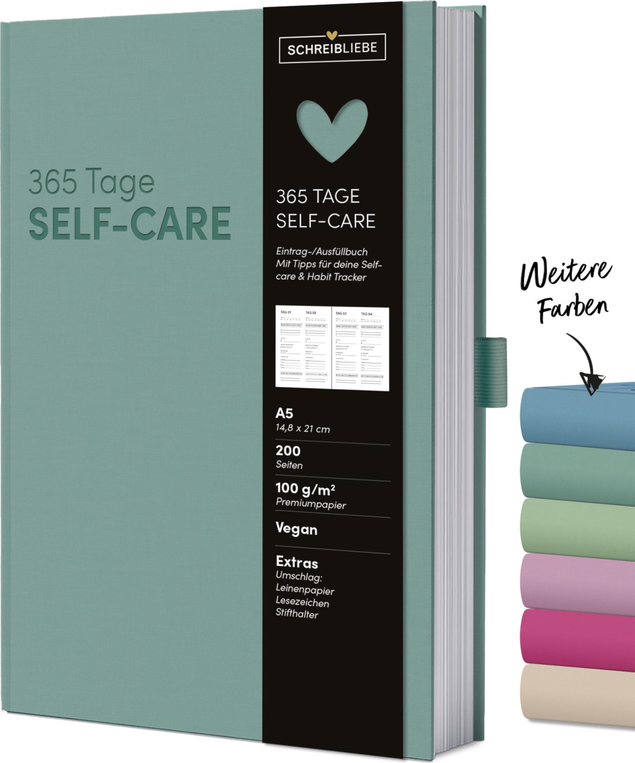 Self-care Tagebuch Salbei Leisure, Home & Garden