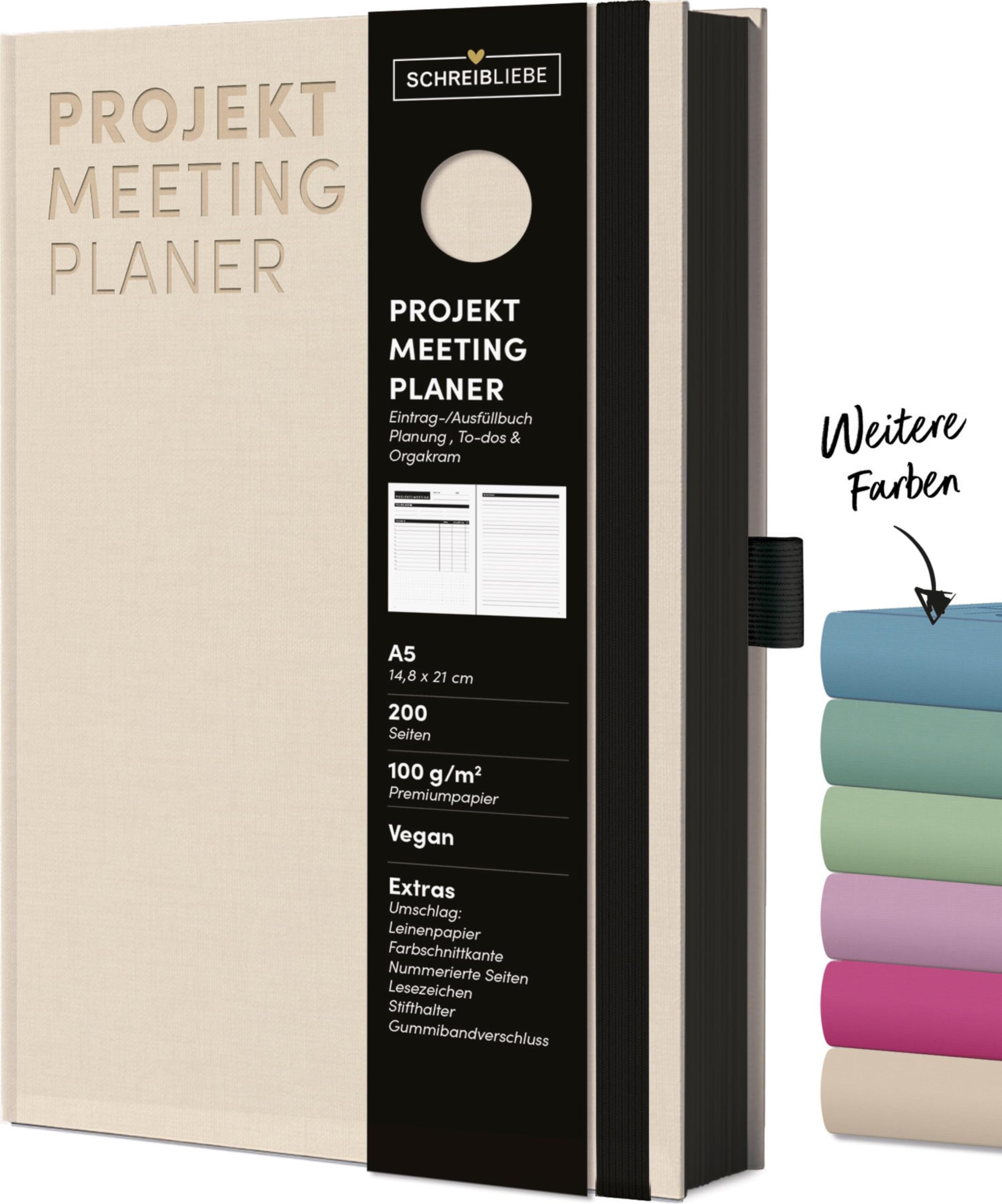 Projekt-Meeting Planer Sand Business, Finance & Career