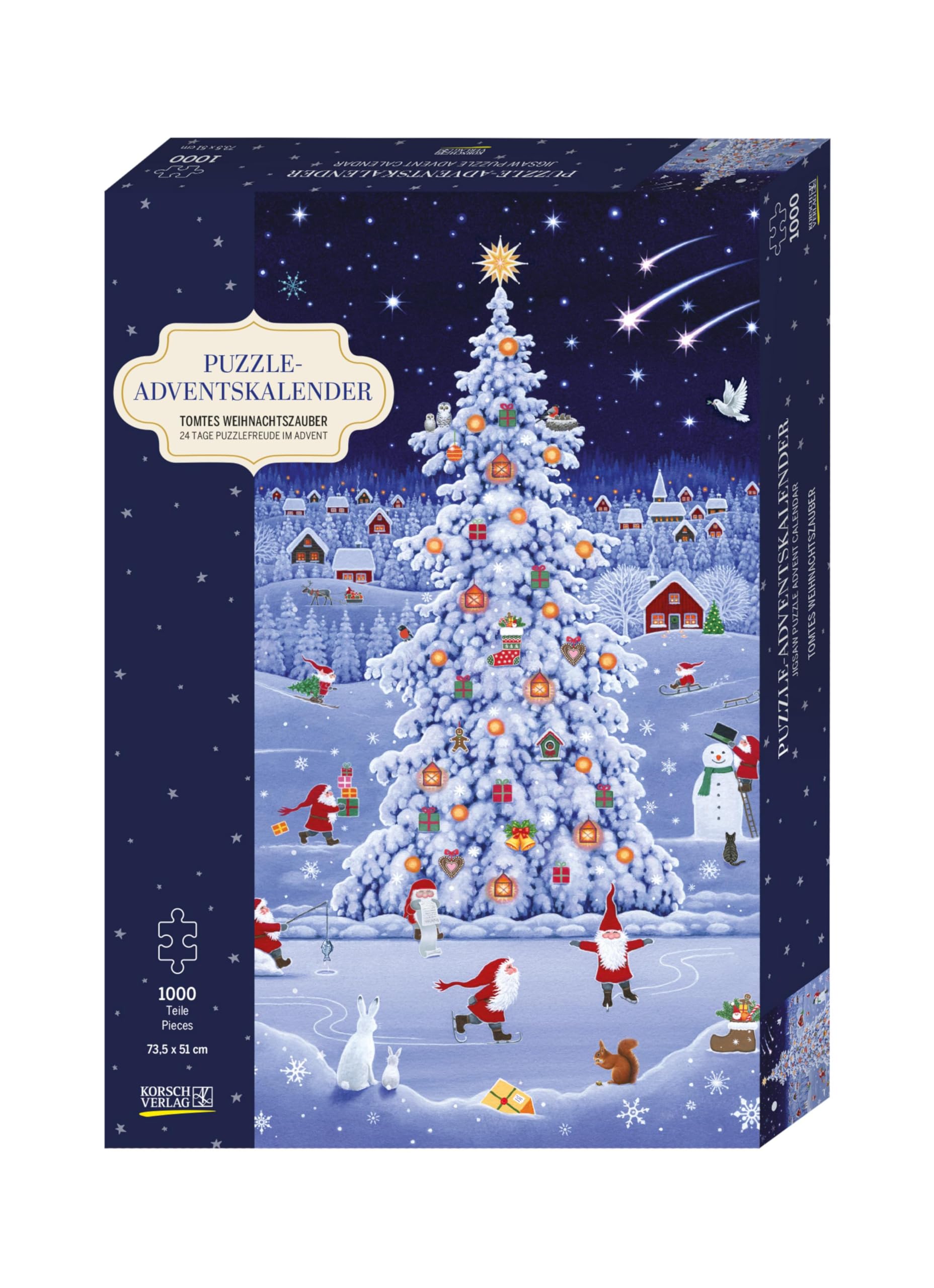 Puzzle-Adventskalender 'Tomtes Weihnachtszauber' Film, Art & Culture