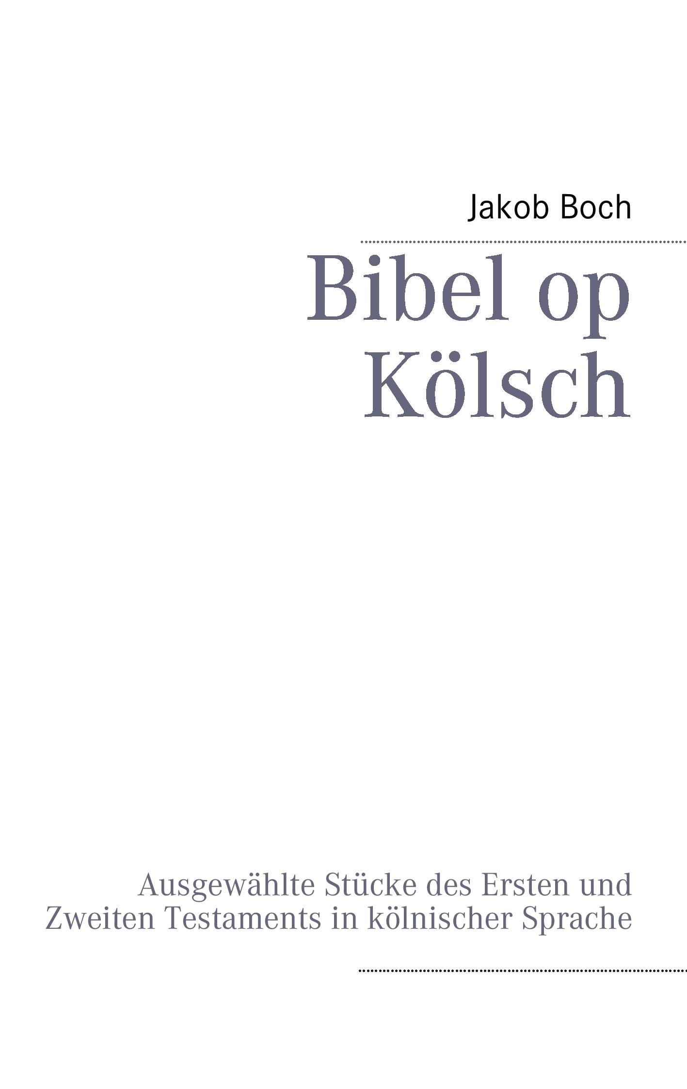 Bibel op Kölsch Second hand books on Religion & Esotericism