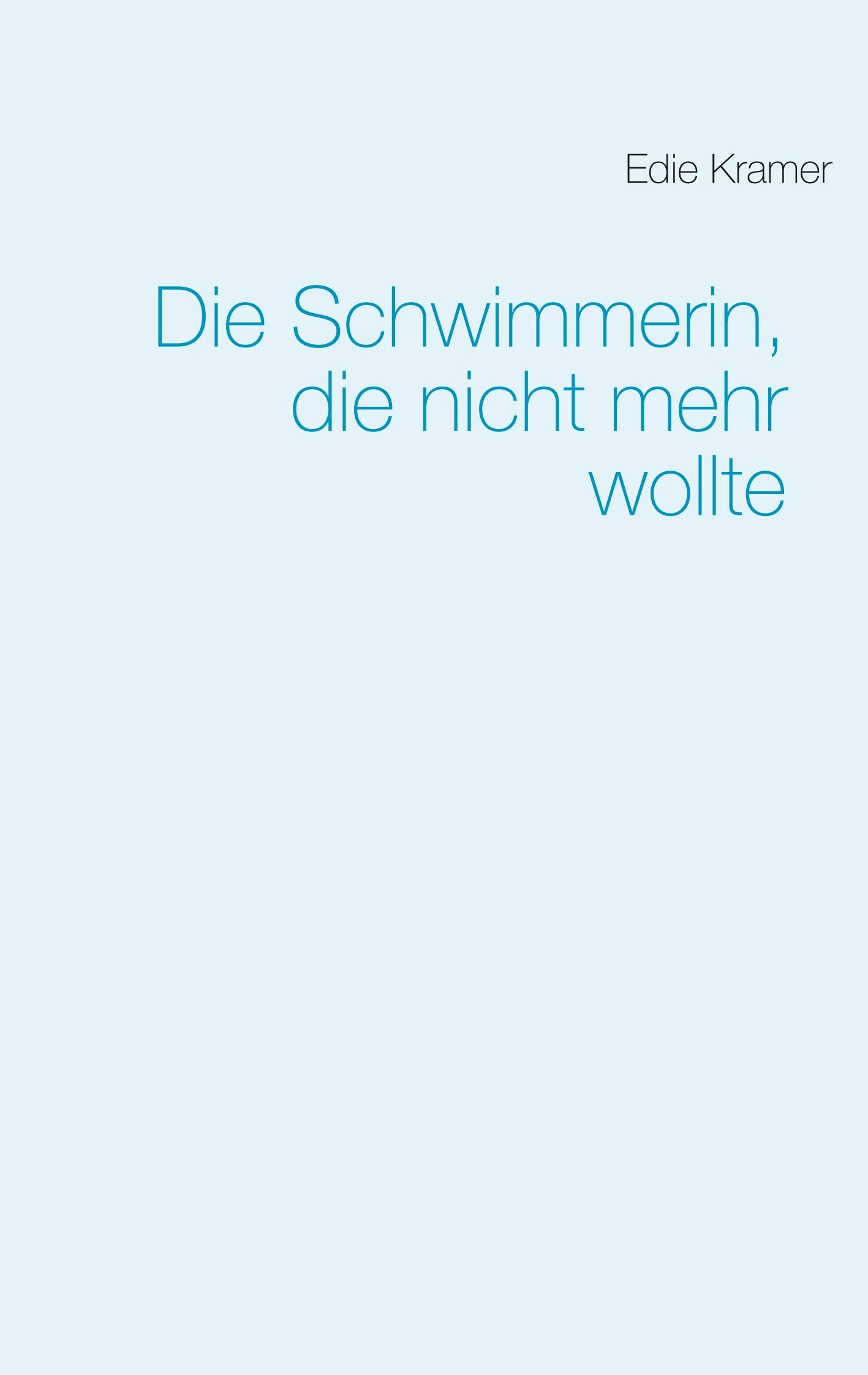 Die Schwimmerin, die nicht mehr wollte Education
