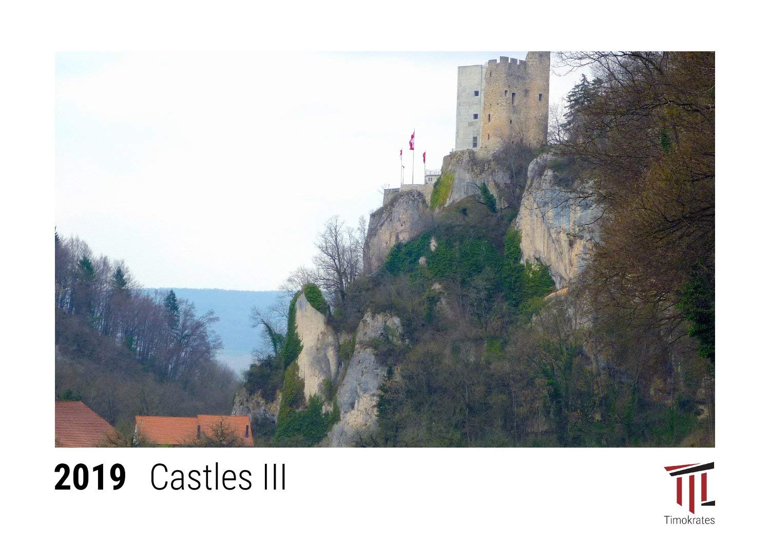 Castles III 2019 - Timokrates desk calendar, picture calendar, photo calendar - DIN A5 (21 x 15 cm) Leisure, Home & Garden