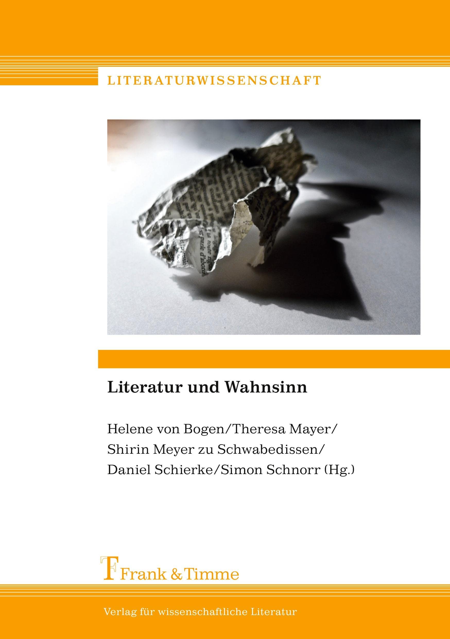 Literatur und Wahnsinn (Literaturwissenschaft) Books