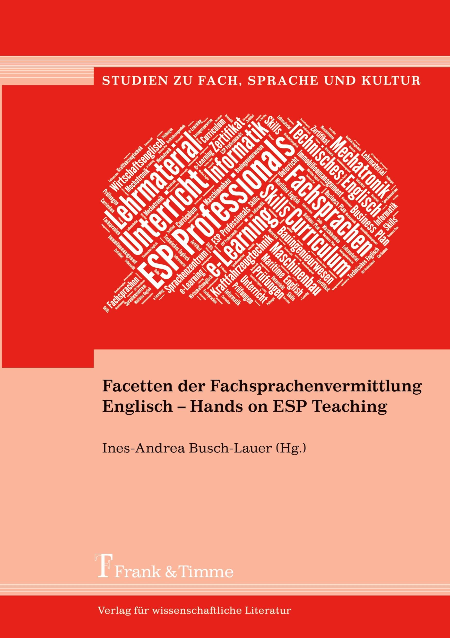 Facetten der Fachsprachenvermittlung Englisch - Hands on ESP Teaching book