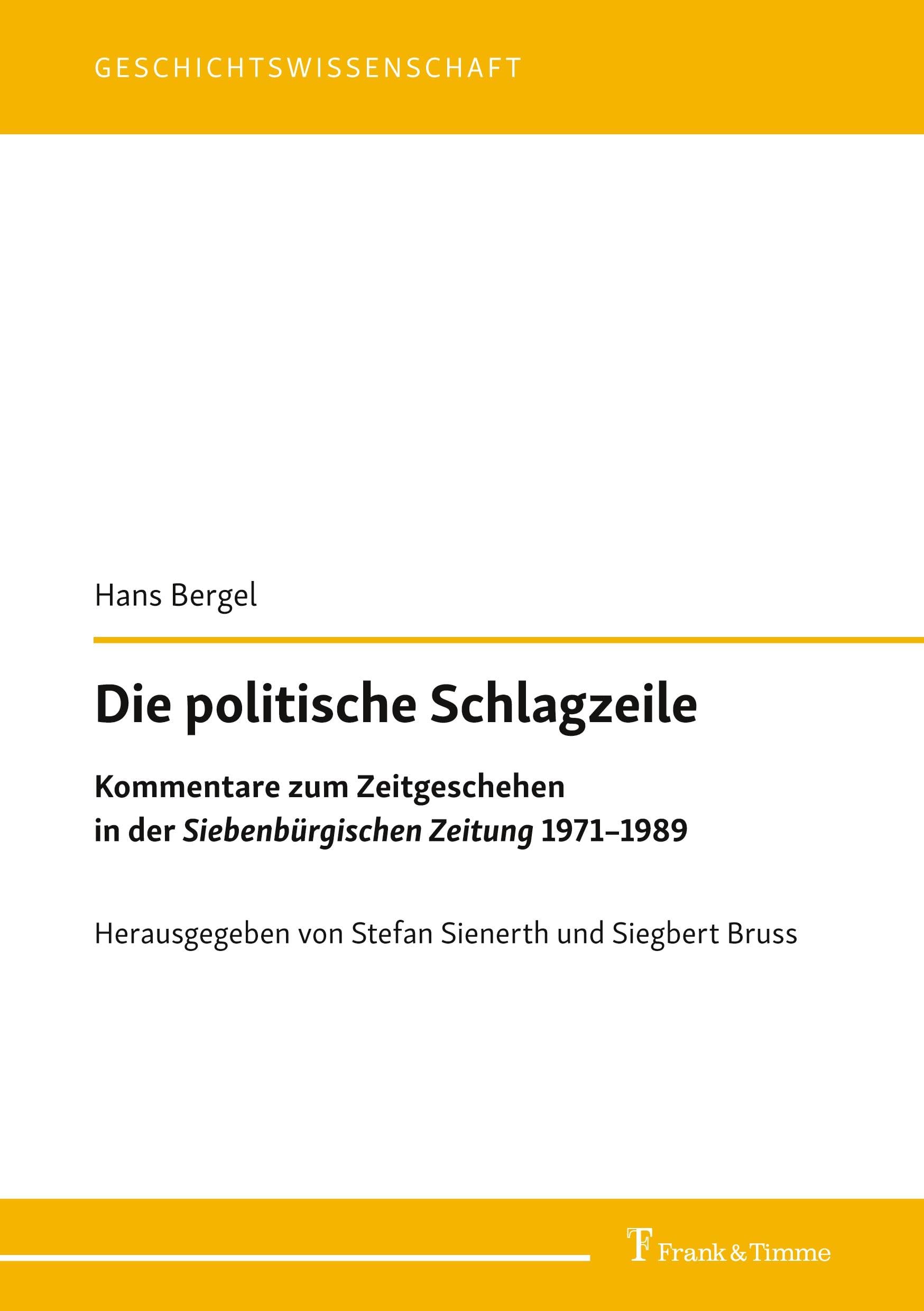 Die politische Schlagzeile Essays & Short Stories